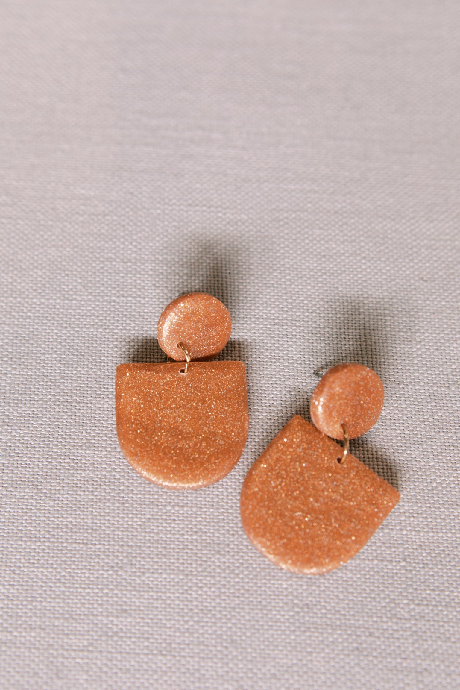 Mini Camille Earrings in Rose Gold
