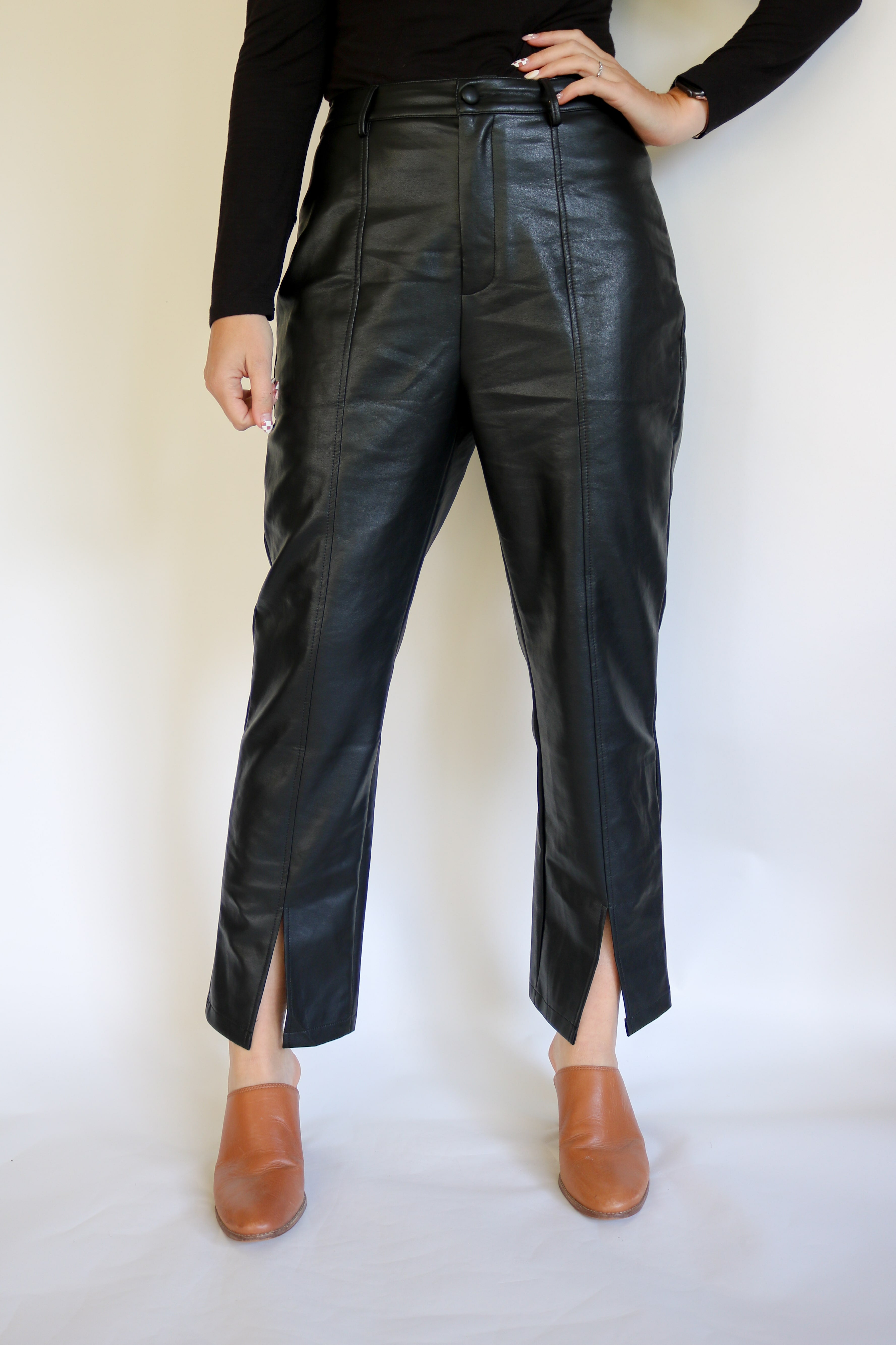 Black Leather Pants*