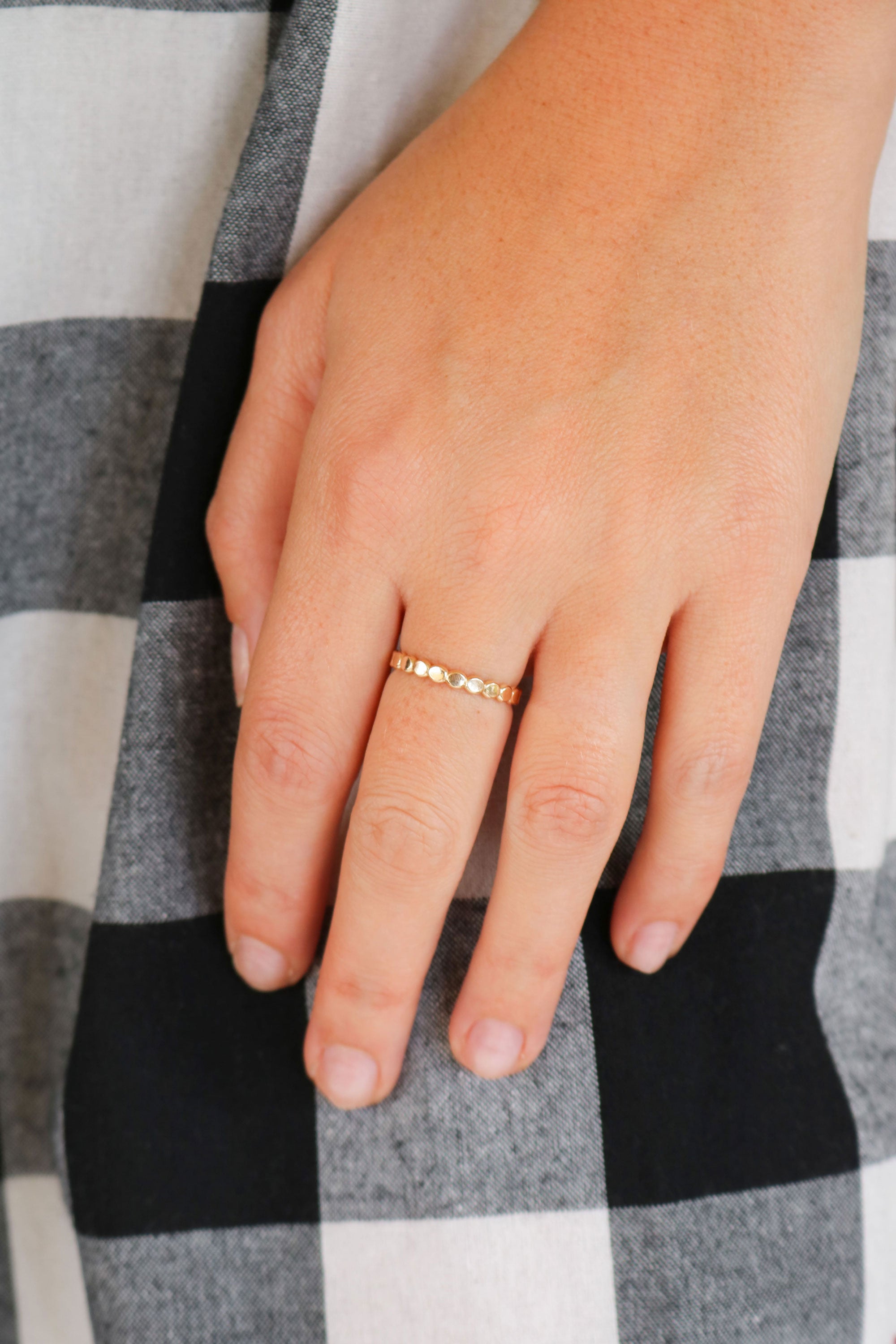 Chunky Halo Stacking Ring